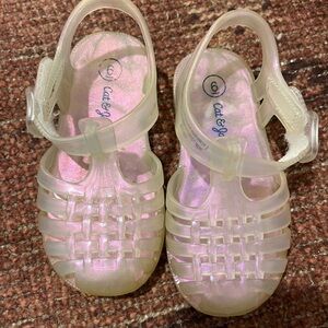 Cat & Jack Pink Sandals with Cage Design